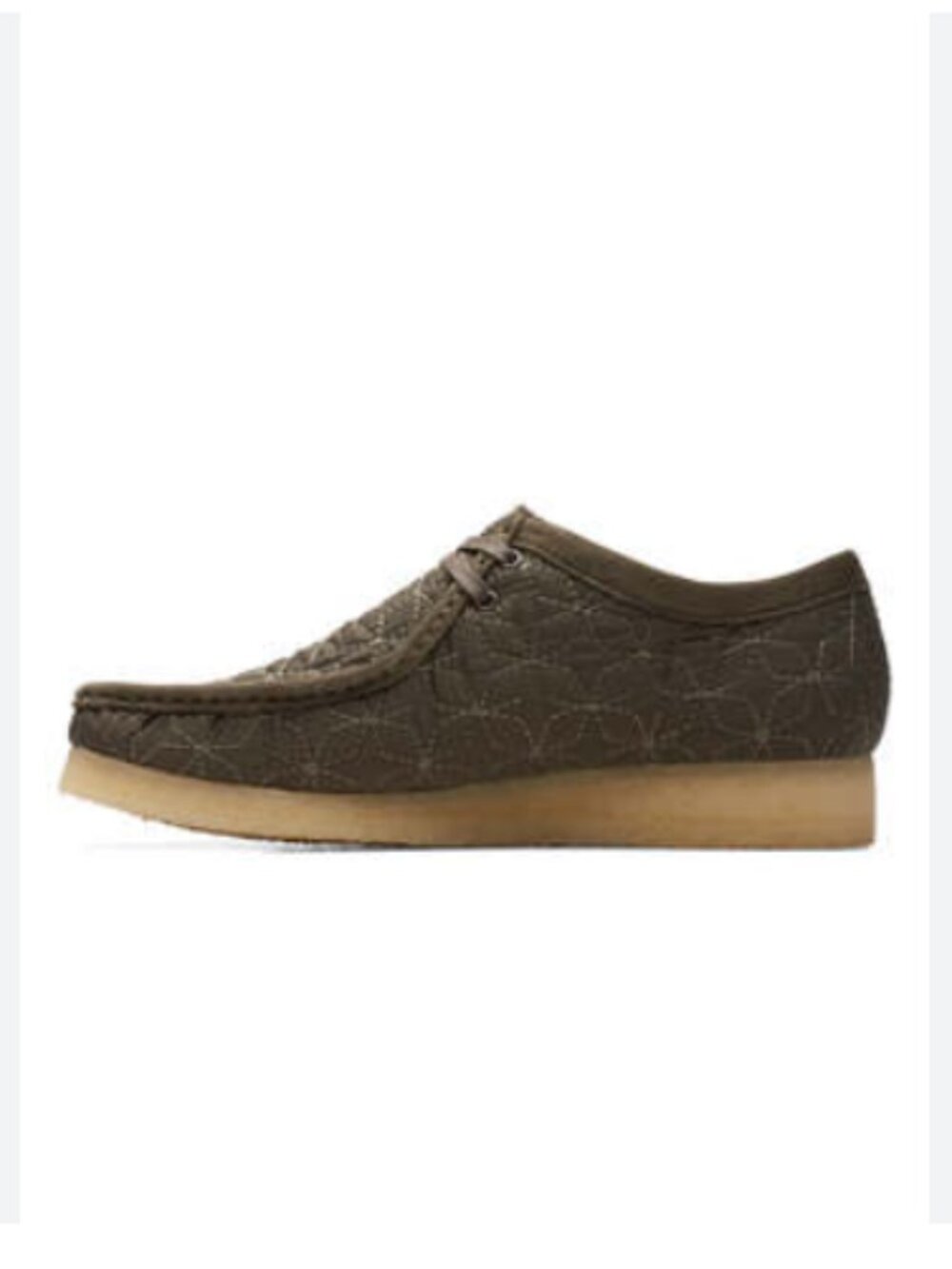 Clarks wallabee olive green quilted Shoes Size Men's 7 or EU 39.5 Unisex